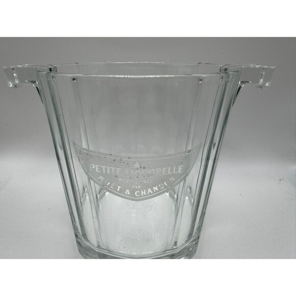 Petite Glass Moët & Chandon Petite Liquorell Ice Bucket with Handles, France - Picture 2 of 6